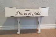 Auld Home Design Ironing Board Wall Hanger With Shelf & Hardware New