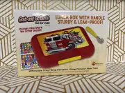 Grab-and-Go Fire Truck Bento Box for Kids- Lunch Box-New