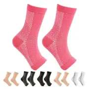 Toeless Compression Ankle Socks Open Toe Compression Socks Ankle Sleeves Socks