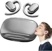 Open Ear Clip Earbuds | Open Ear Wireless Earbuds | Smart Long Battery Life Waterproof Earphone for Men Women Adults Home Game Travel Phones