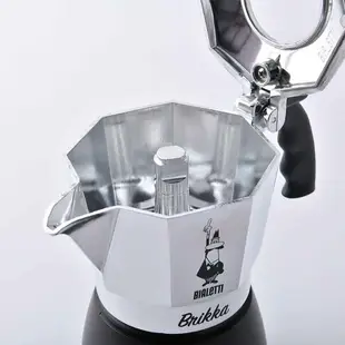 義大利 Bialetti Brikka 新款加壓摩卡壺 咖啡壺 2人份 升級款【$199超取免運】