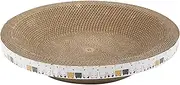 Cardboard Cat Scratcher - Durable Bowl Shaped Cat Scratch Pad | Cat Furniture Scratching Pads for Indoor | Cat Bed and Claw Grinding Lounge | Scratch Post for Sofa Protection Playtime Stress Relief