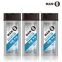 在飛比找PChome24h購物優惠-MAN-Q 2in1保濕洗髮沐浴露x3入(350ml/入)