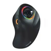 Wireless Index Finger Trackball Mouse RGB Rollerball BT 2.4g Mice For Laptop New