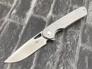 Twosun Folding Knife M390 Titanium Handle Outdoor Pocket Knife TS328-M390-Sand