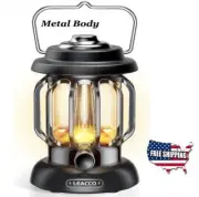 2024 Camping Lantern LED Lamp metal Outdoor Rechargeable Vintage Camping Light