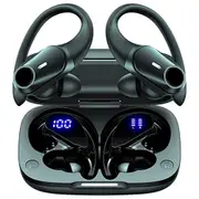 5.3 Bluetooth Headphones Wireless Earbuds 72hrs Playtime Wireless Charging Case Digital Display Sports Ear Buds