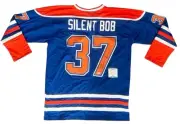 Silent Bob Clerks Kevin Smith Signed Autographed Hockey Jersey Beckett BAS COA