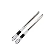 2pcs Wine Cooler Wine Chiller Stainless Steel Wine Chiller Stick Wine Decanter With Wine Aerator As Shown