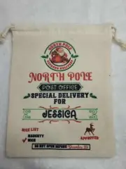 Personalized Christmas Gift Bag with double drawstring for anyone