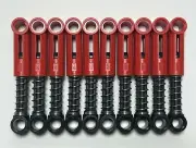 10 New Red Lego Technic Shock Absorbers 6.5L - Soft Spring