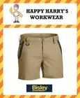 Bisley Khaki FLX & Move Stretch Short BSH1131 NEW!