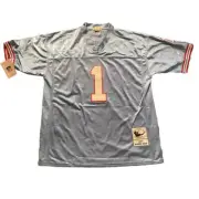 Houston Oilers Warren Moon #1 Mitchell Ness 1997 Throwbacks Legacy Jersey Sz 54