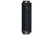 StarTech.com 10 Port USB 3.0 Hub with Power Adapter Metal Industrial USB-A Hub