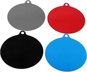 4pcs Silicone Induction Cooktop Mat Heat Insulation Protective Countertop Mat for Microwave Oven and Electric Stove Non Skid Non Stick Kitchen Accessories