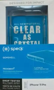 NEWSpeck Gemshell Case for Apple iPhone 11 Pro - Clear, Tough, Microban‼️