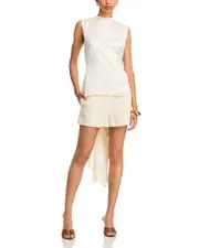 Helmut Lang Silk Scarf Drape Top