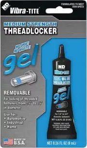 Vibra-Tite Threadlocker Gel - Prevents fasteners from loosening
