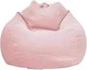 Easy to Maintain Lazy Sofa Beanbag Cover Bean Bag Clean Effortlessly Wide Application Polyester Bean Bag Cover Premium, Pink