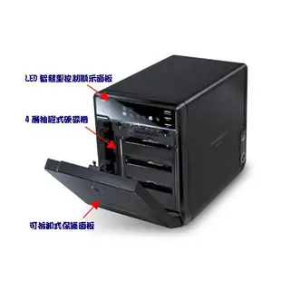 【PRORAID】四層式 USB 3.0+eSATA 3.5吋磁碟陣列硬碟外接盒 HFR2-SU3S2 [富廉網]