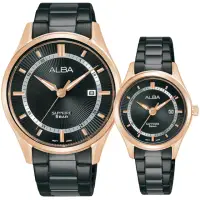 在飛比找momo購物網優惠-【ALBA】雅柏 時尚大三針情侶手錶 對錶-41+30mm(