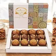 Ghasitaram Gifts Jaiccha Assorted laddoos Box 12 Pcs |Diwali,Holi,Rakhi,Valentine,Christmas,Birthday,Anniversary,Her,Him|