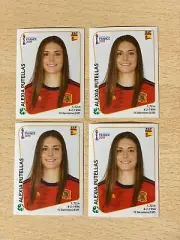 Panini Women's World Cup France 2019 Alexia Putellas Sticker #155 Spain MINT x4
