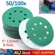 Bulk 125mm 5" Sanding Discs Pads Hook Loop Disc Drywall Sander Orbital Sandpaper