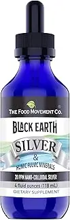 The Food Movement Co- Black Earth Silver 20 ppm - 4 fl oz