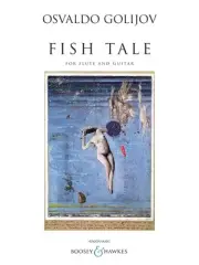 Osvaldo Golijov Fish Tale Flute & Guitar Score Parts Classical Sheet Music Book