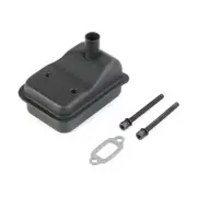 Metal Engine Silencer Muffler For 1/5 HPI Rovan BAJA 5B 5T 5SC LOSI RC Car