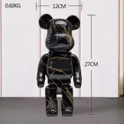 bearbrick statue Bear Statues and Sculptures Figure Ornaments Nordic Room home Decor Figurines for Interior easter decoration High End Product C