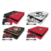 OFFICIAL NHL OTTAWA SENATORS VINYL SKIN DECAL FOR PS4 SLIM CONSOLE & CONTROLLER