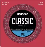 D'Addario EJ27H Classical Guitar Nylon String Hard Tension