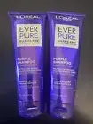 2* L'Oreal Paris EverPure Sulfate Free Brass Toning Purple Shampoo for Blonde