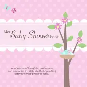~THE BABY SHOWER BOOK~ Guests guess gender, names, weight & birth date~ Pink