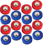 Kisangel 28pcs Shuffleboard Mini Balls Roller Sturdy Plastic and Metal Shuffleboard Game Supplies