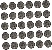 Abaodam 30pcs Seedling Nutritional Blocks Indoor Earth Block Growing Peat for Seedling Pellets Gardening Supplies