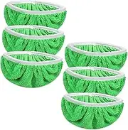 ANDRESLAD Microfiber Mop Pads 6 Pieces Reusable Wet Cleaning Pads for Steam Mop Sponge Mop