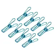 Tablecloth Clips, 55mm Carbon Steel Clamps for Fix Table Cloth, Blue 8 Pcs