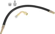 X AUTOHAUX 1 Set 90 Degree Copper Tire Valve Extension with Universal Plastic 350mm Tyre Valve Stem Extender for Car Motorcycle RV Truck Bike