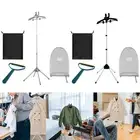 Garment Steamer Hanger Clothes Steamer Stand Adjustable Height Steamer DrTaz