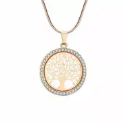 17 Main Tree of Life Necklace and Pendant Set (Gold)
