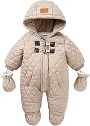 [IBOBOOM] Toddler Snowsuit Baby Winter Clothes Boy Infant Girl Snow Wear 3-6-9-18-24 Month