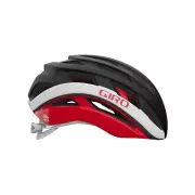 Giro Helios Spherical Road Cycling Helmet, Matte Black/Red, Small