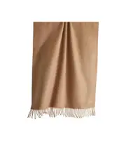 fringed shawl One size camel