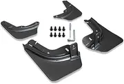 CYBERBEANS 4Pcs New Version for Tesla Model Y Launch/Juniper Mud Flaps Accessories 2025,Flexible Mudflaps No Drilling/Tape Splash Guards All Weather Protector Fenders