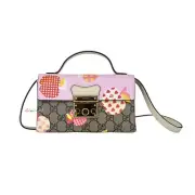 New Authentic Gucci 652683 Les Pommes Padlock Mini Cross Body Bag