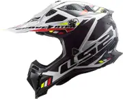 LS2 MX700 Subverter Evo Stomp, motocross helmet , color: White/Black , size: XL