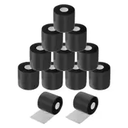 12 Rolls 30 Yards Foam Pre Wrap Athletic Tape Sports Prewrap, Black